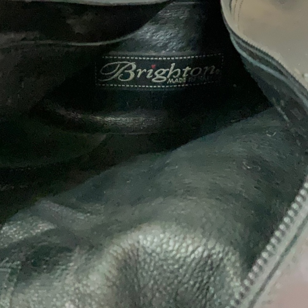 Brighton EUC Black Heeled Boots with Elegant Design, Size 8 - Picture 4 of 4